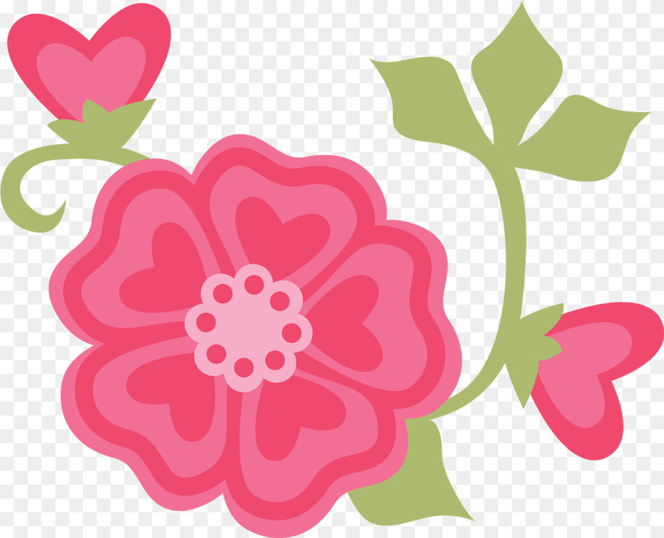 Cute Flower Pink Flower Cute, Plant, Petal, Baby, Person Free Png Download