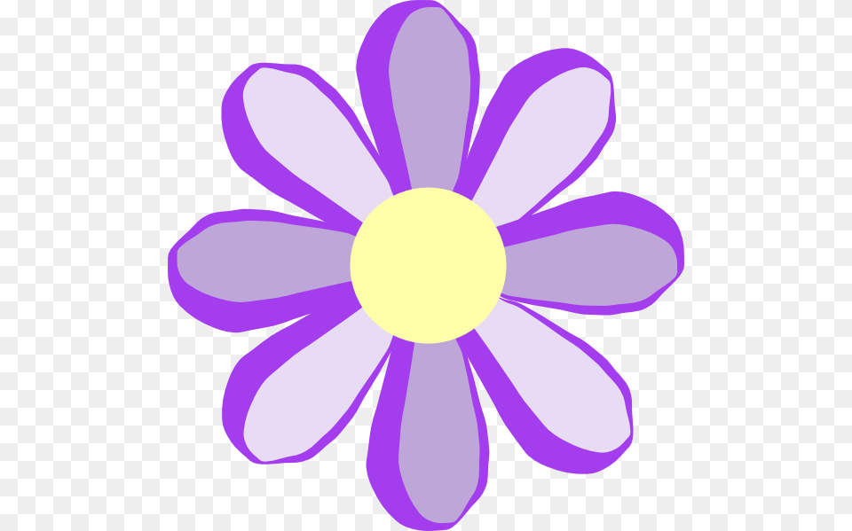 Cute Flower Purple, Anemone, Daisy, Plant, Petal Free Transparent Png