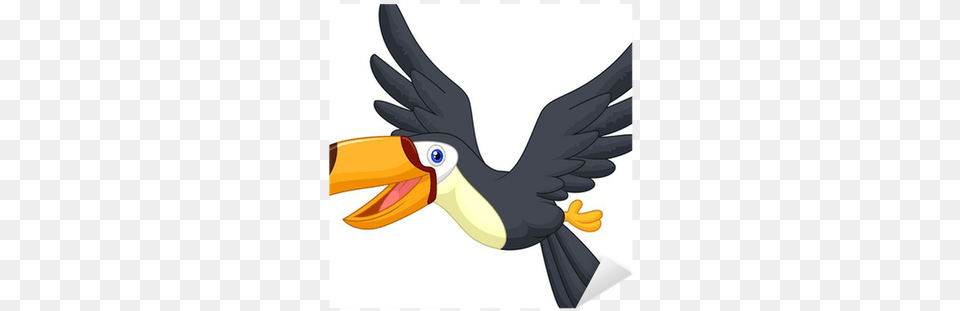 Cute Flying Bird Download Cartoon Toucan Flying, Animal, Beak, Appliance, Ceiling Fan Free Transparent Png