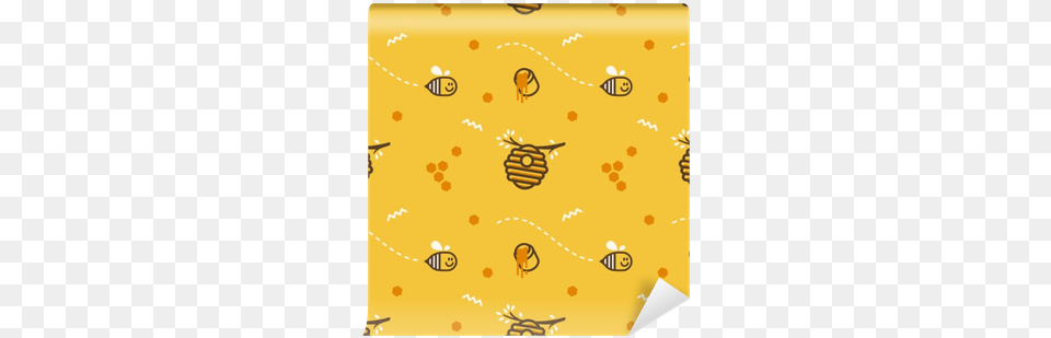Cute Flying Little Bee Hive Honeycomb With Honey Jar Beehive, Pattern, White Board Png