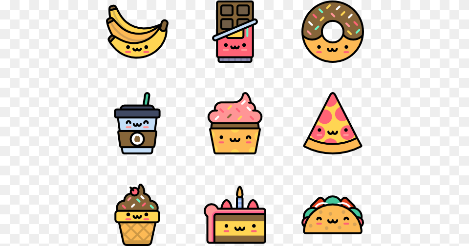 Cute Food Icon, Cream, Dessert, Ice Cream, Fruit Png
