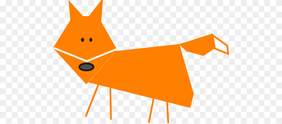 Cute Fox Clip Art For Web, Paper, Origami, Outdoors, Animal Png