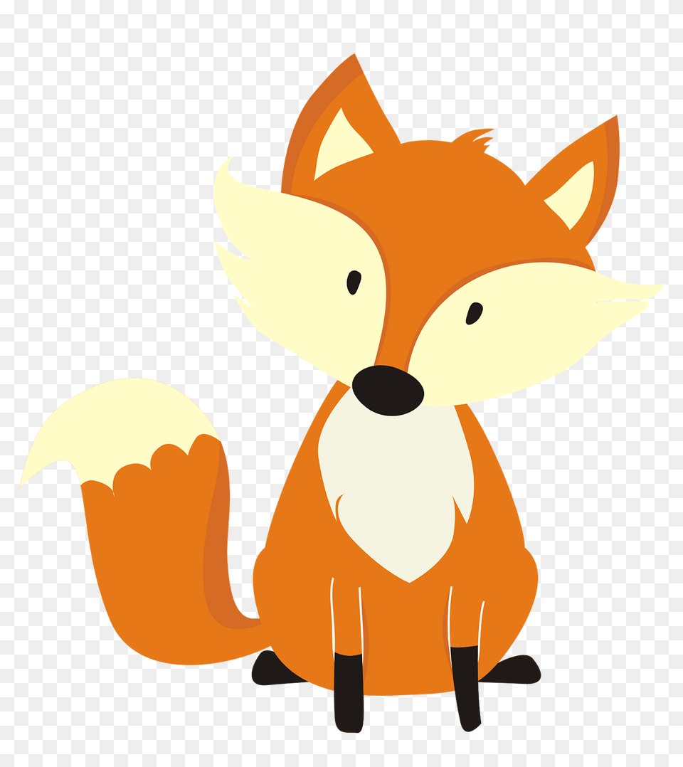 Cute Fox Clipart, Art, Nature, Outdoors, Snow Png