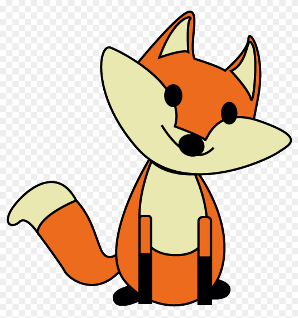 Cute Fox Clipart, Cartoon Png Image
