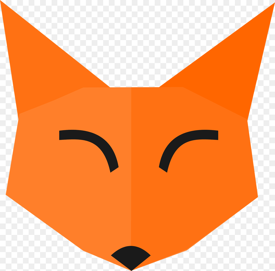 Cute Fox Face Clipart, Animal, Cat, Mammal, Pet Png Image