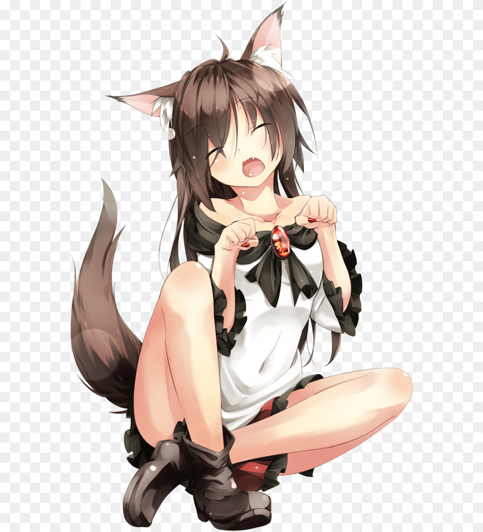 Cute Fox Girl Anime, Book, Comics, Publication, Baby Free Png