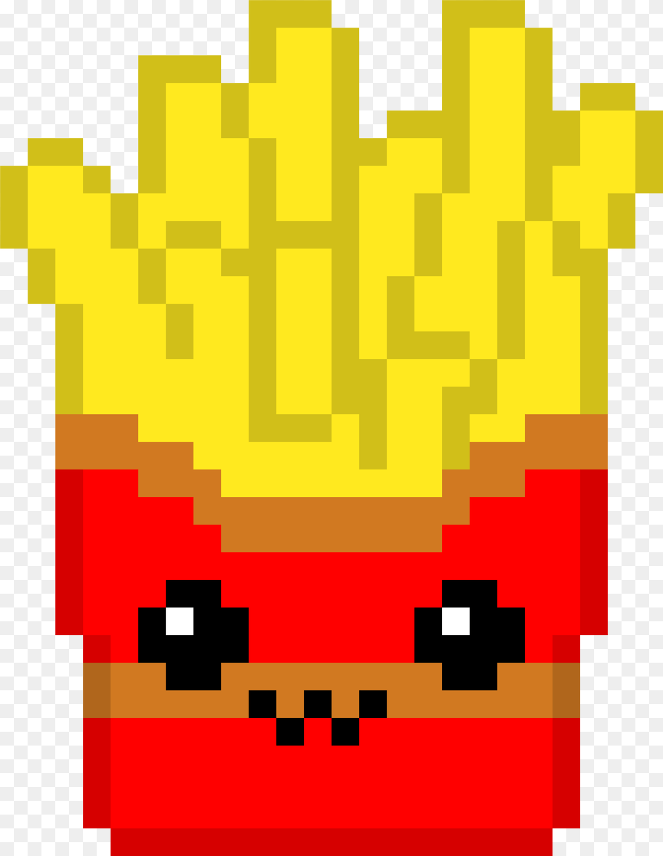 Cute Fries Minecraft Fries Pixel Art, First Aid, Dynamite, Weapon Png Image