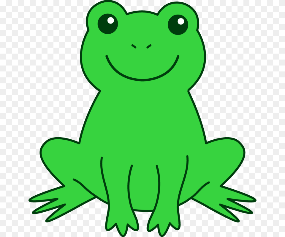 Cute Frog Clip Art Clipart Images, Amphibian, Animal, Wildlife, Bear Free Png Download