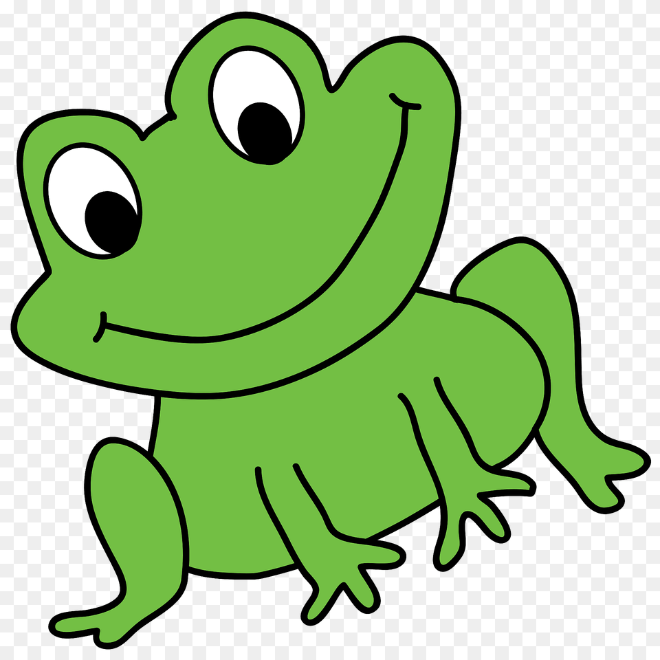 Cute Frog Clipart, Amphibian, Animal, Wildlife, Bear Png Image