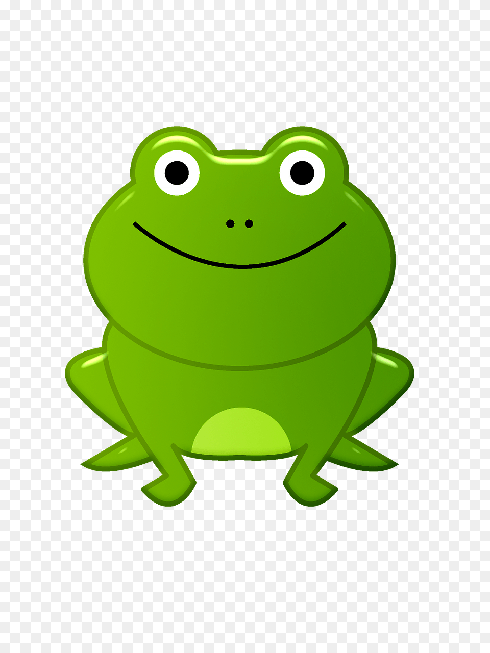 Cute Frog Clipart, Amphibian, Animal, Green, Wildlife Free Png Download