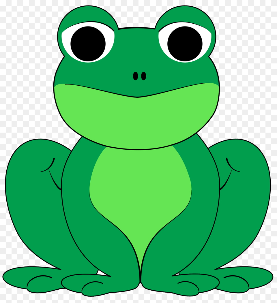 Cute Frog Clipart, Amphibian, Animal, Wildlife, Fish Png Image