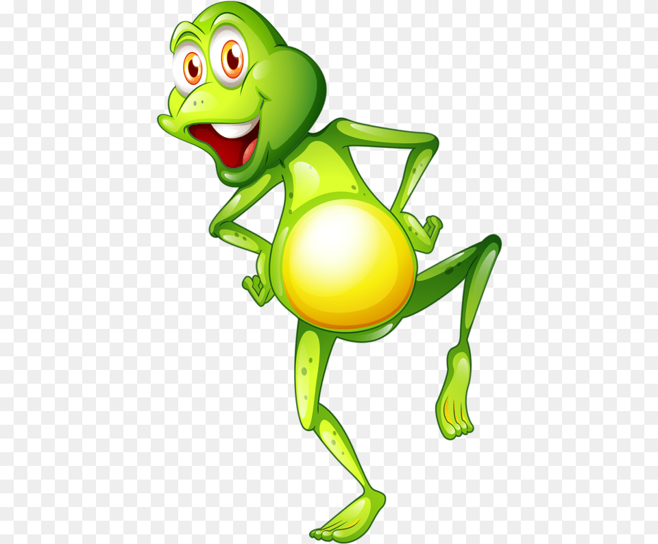 Cute Frogsfunny Three Frog Cartoon, Green, Animal, Green Lizard, Reptile Free Png