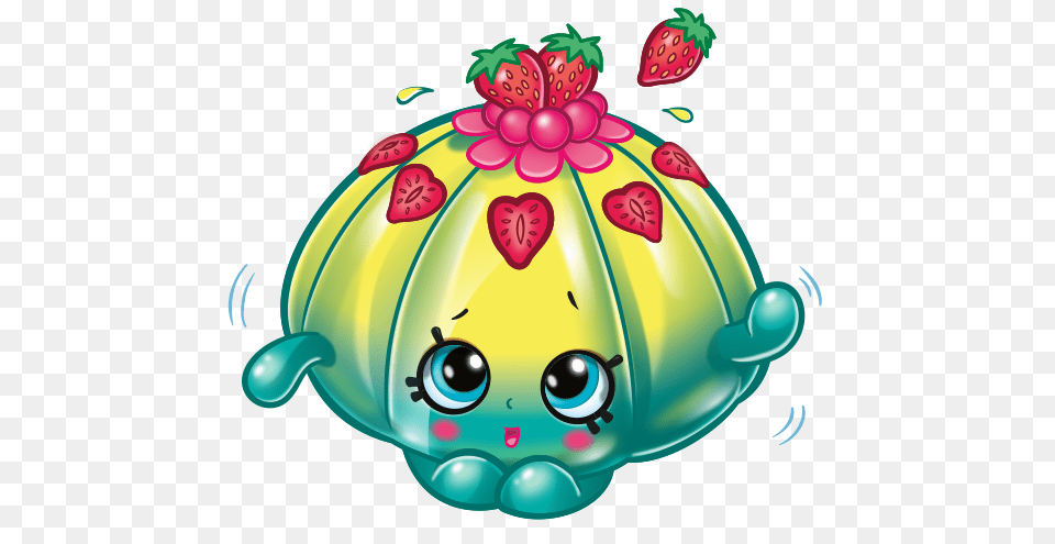 Cute Fruit Jello Shopkins Picture, Art, Graphics, Food, Berry Png Image