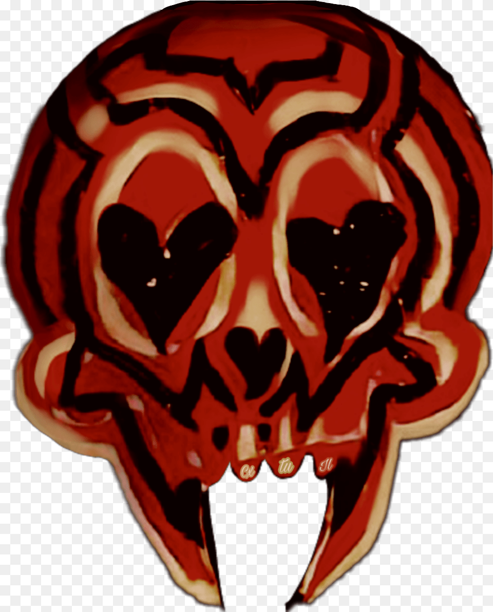 Cute Fugly Steampunk Skull Popart Pop Art Dark Illustration, Person, Alien, Mask Free Png Download