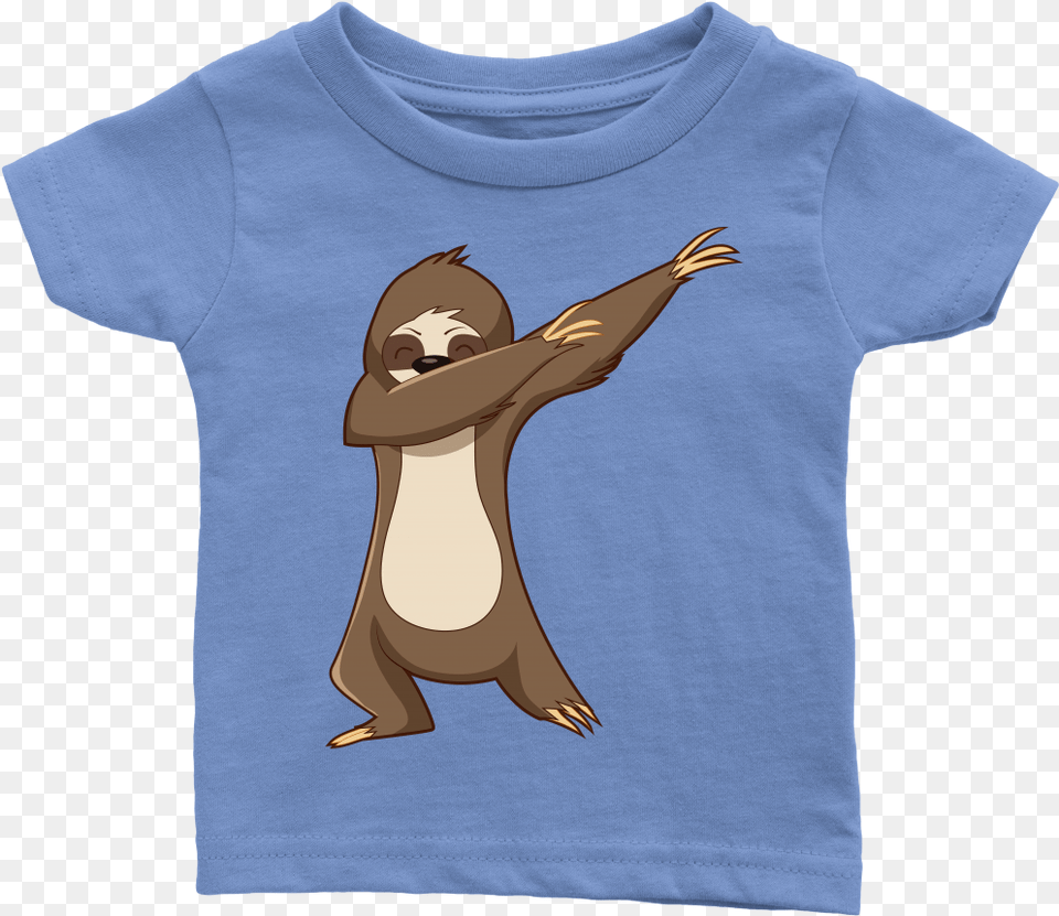 Cute Funny Dancing Sloth Infant T Shirt For Baby Boys Baby Onesie Funny Quote Throw Up, Clothing, T-shirt, Adult, Female Free Png Download