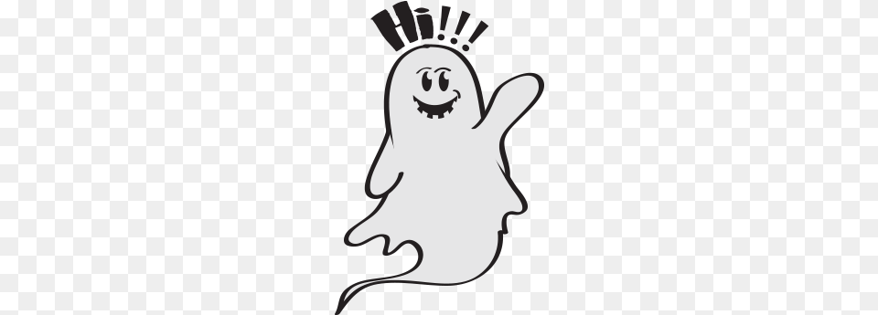 Cute Ghost Emojis Amp Stickers Messages Sticker 0 Sticker, Stencil, Logo, Silhouette Free Transparent Png