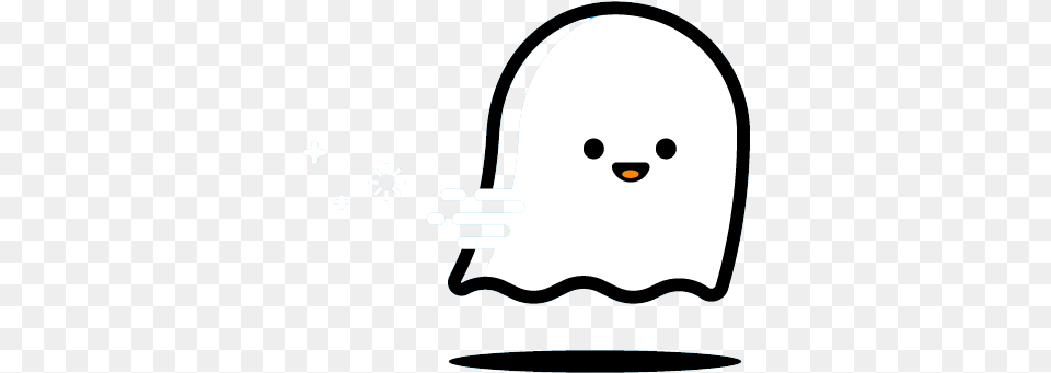 Cute Ghost Lines Download Cute Cartoon Ghost, Outdoors, Cutlery, Nature, Disk Free Png