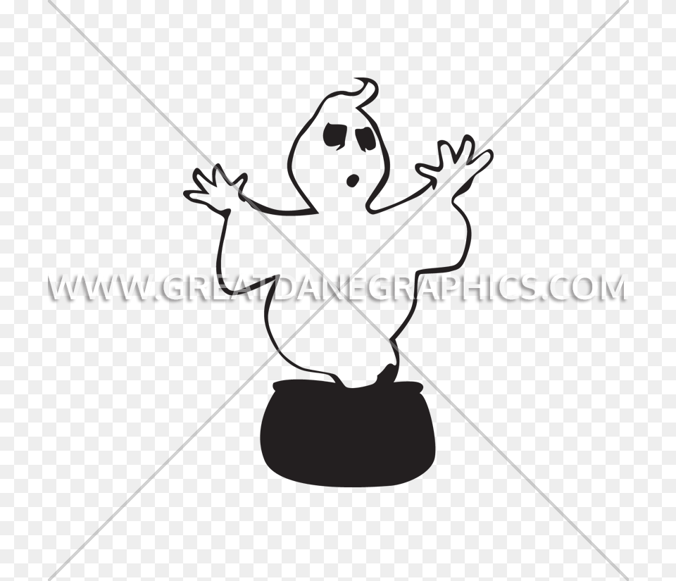 Cute Ghost Production Ready Artwork For T Shirt Printing, Bag, Bow, Flower, Plant Png Image