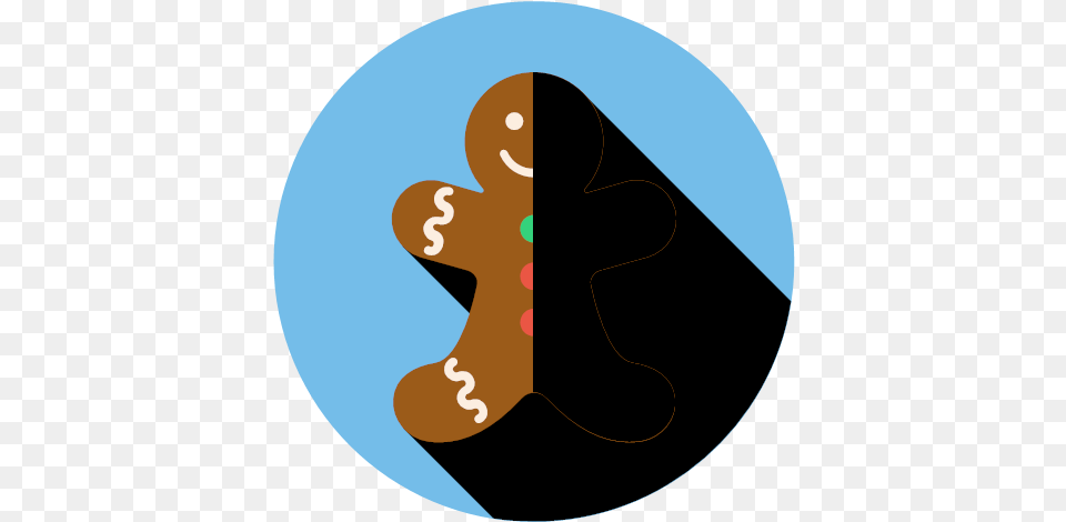 Cute Gingerbread Holiday Smile Winter Xmas Icon Christmas, Cookie, Food, Sweets, Light Png Image