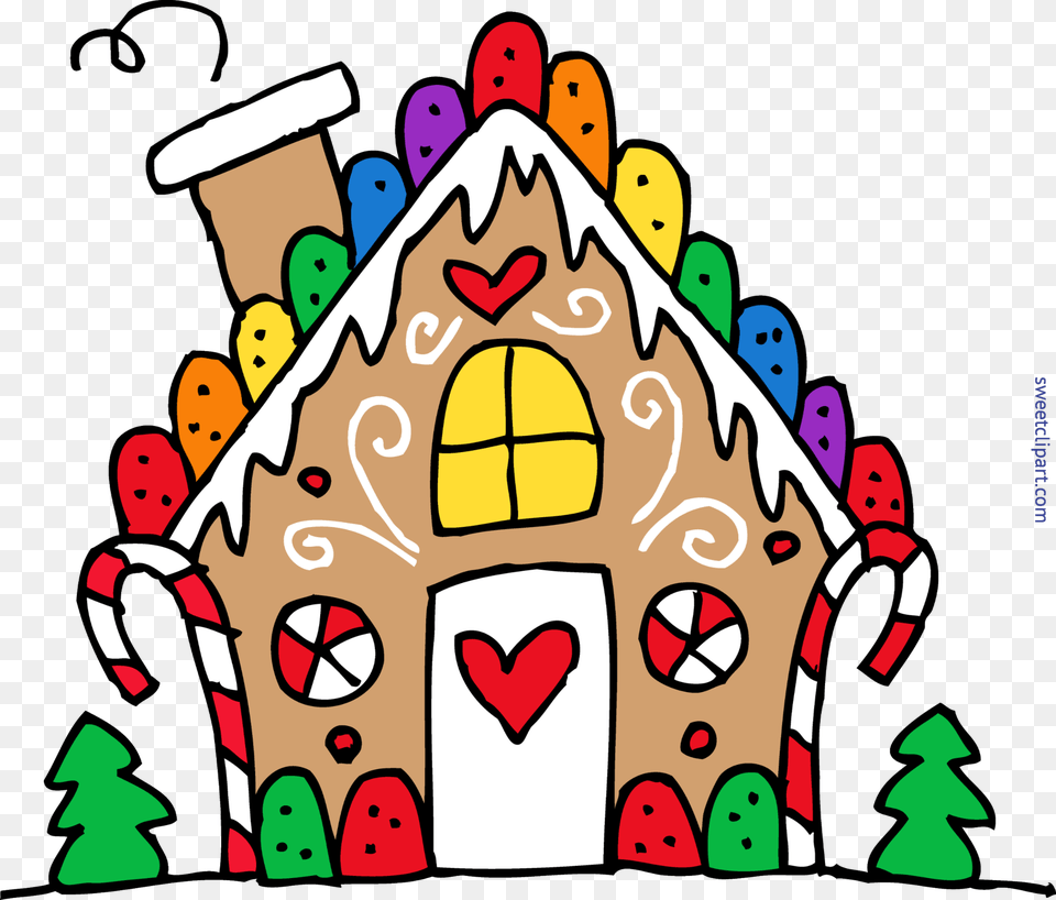 Cute Gingerbread House Clip Art, Cookie, Food, Sweets, Baby Free Png Download
