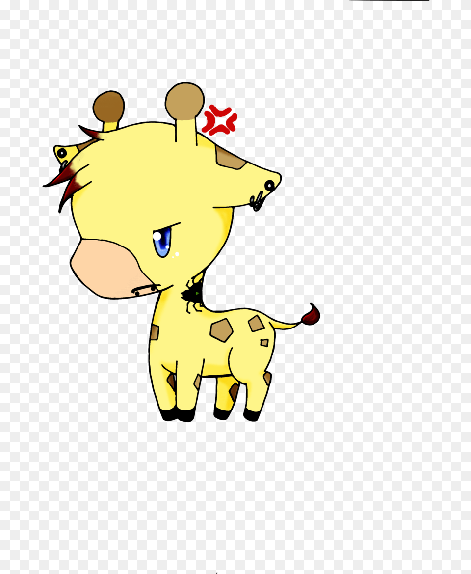Cute Giraffe Drawing Tumblr Giraffe Anime, Baby, Person, Cartoon, Face Free Png