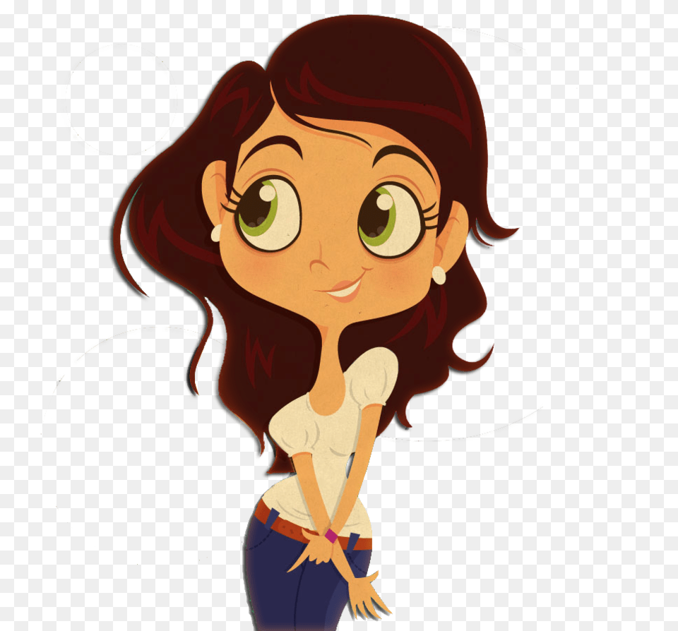 Cute Girl Picture, Person, Face, Head, Cartoon Free Png Download