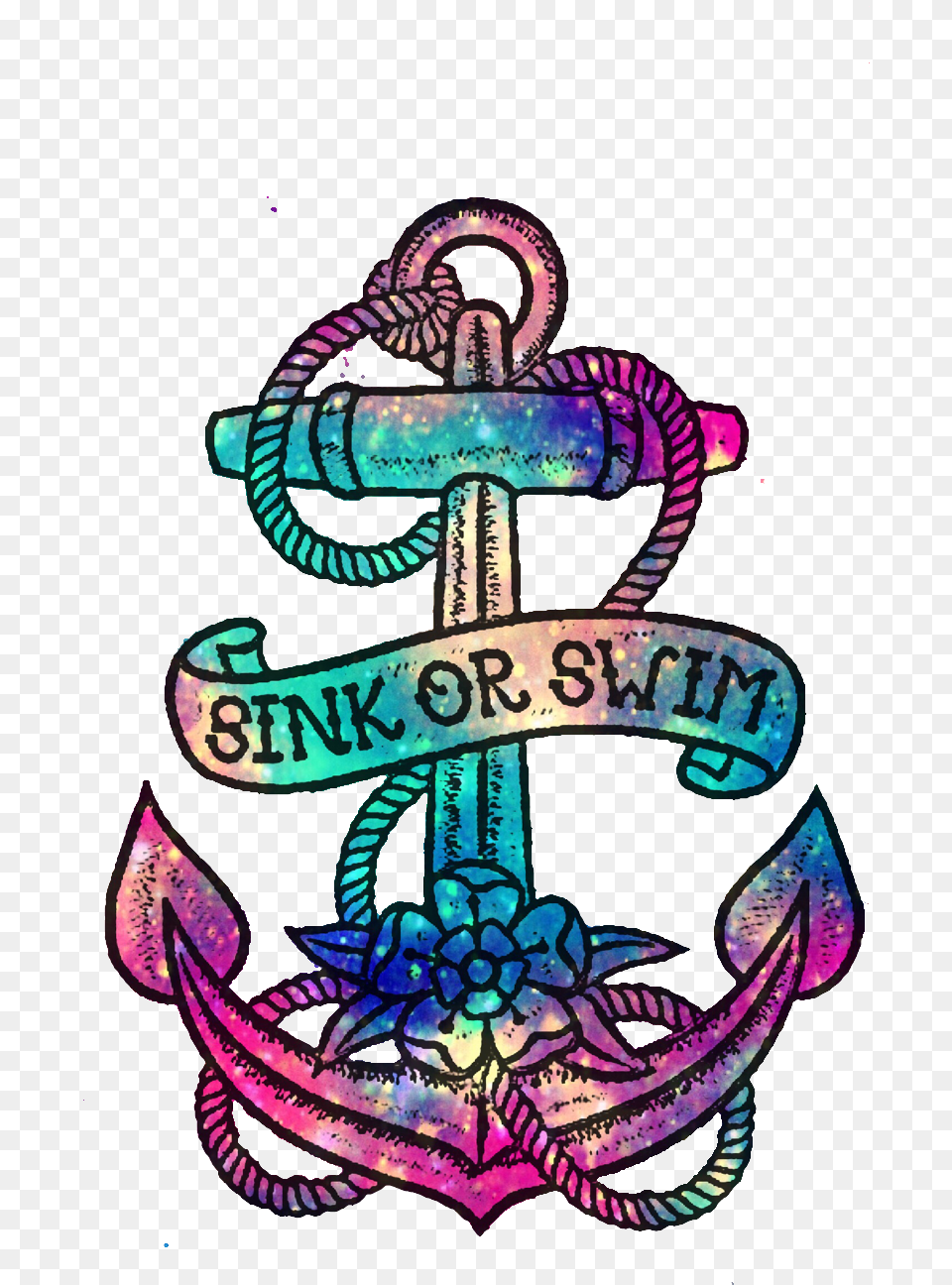 Cute Girly Anchor Quotes Sayings Inspirational Sink Or Swim Anchor, Electronics, Hardware, Hook, Animal Png