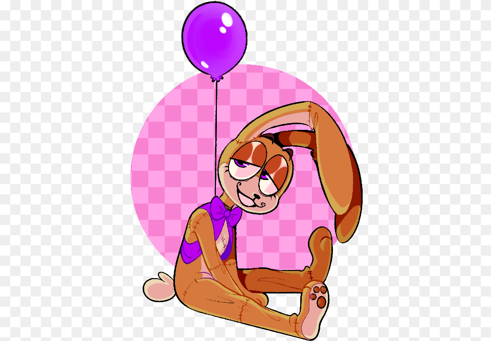 Cute Glitch Trap Five Nights At, Balloon, Purple, Baby, Person Free Transparent Png