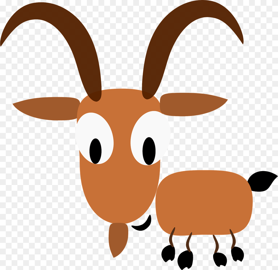 Cute Goat Clipart, Animal, Antelope, Impala, Mammal Free Png Download