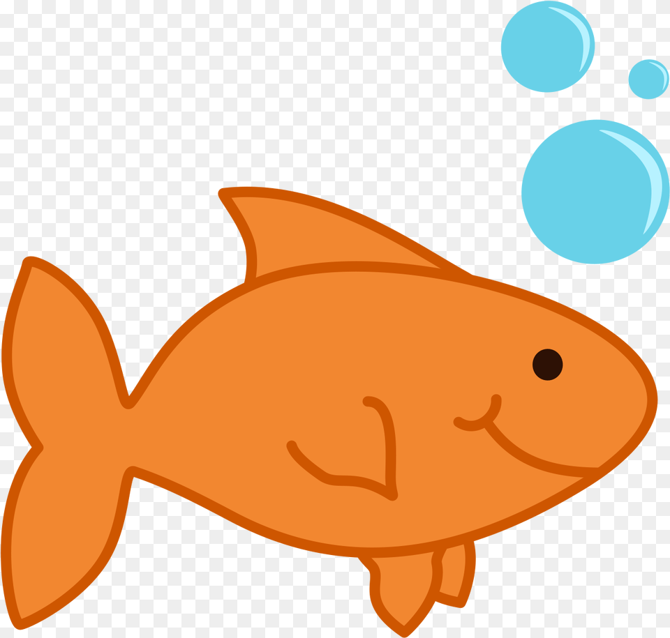 Cute Goldfish Clipart, Animal, Sea Life, Fish, Shark Png Image