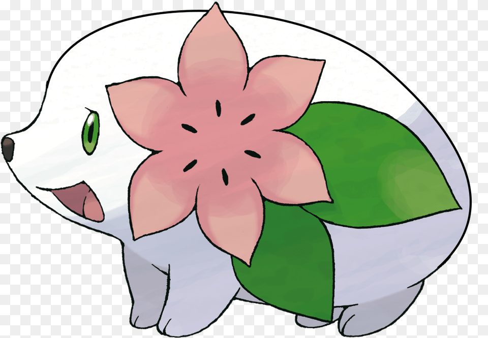 Cute Grass Types Pokemon Clipart Full Size Clipart Pokemon Shaymin, Leaf, Plant, Flower, Petal Free Png Download