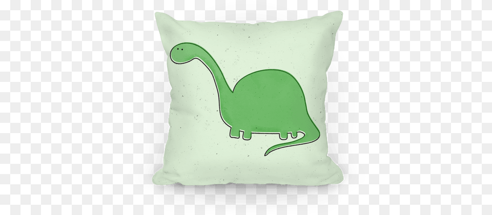 Cute Green Dinosaur Pillow Pillow, Cushion, Home Decor, Animal, Fish Free Transparent Png