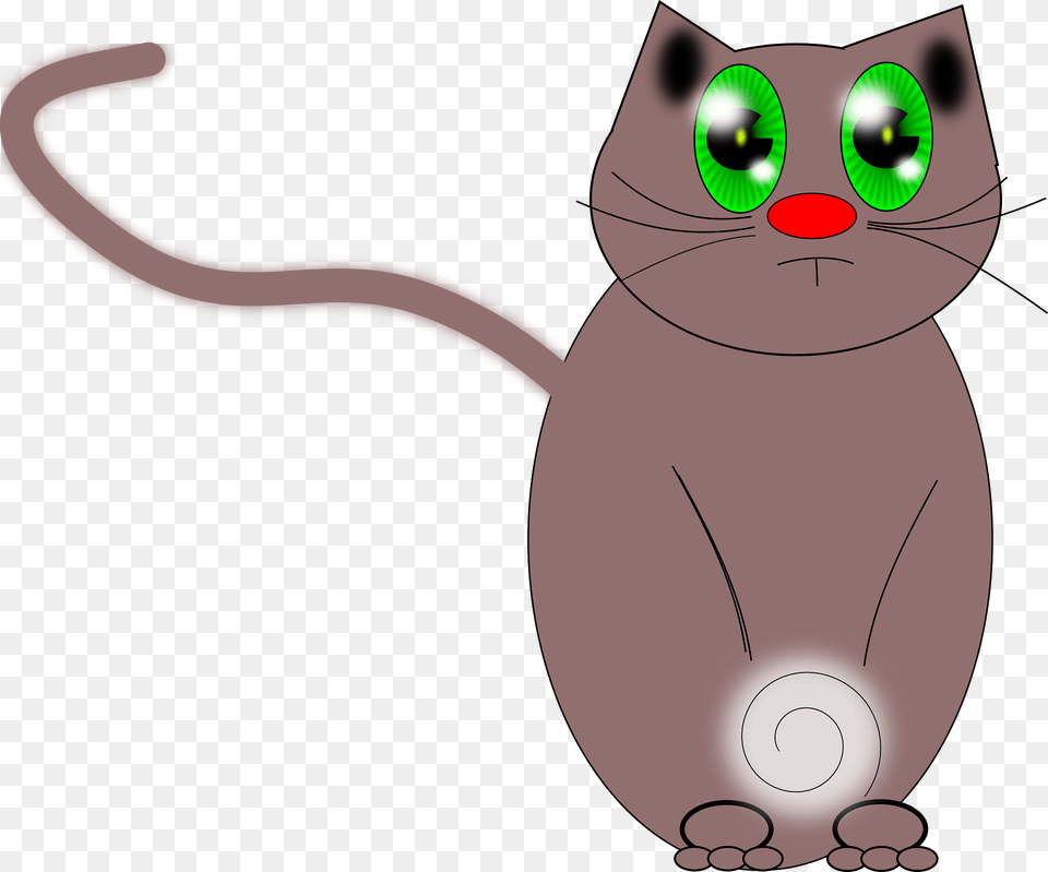 Cute Green Eyed Cat Clipart, Animal, Mammal Free Transparent Png