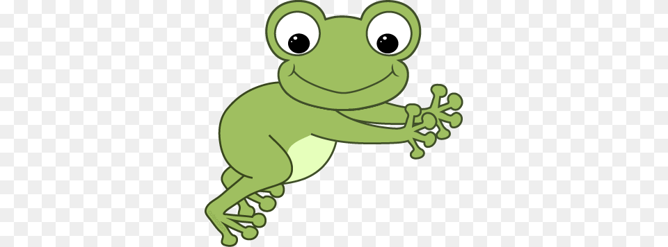 Cute Green Frog Clipart Free Clipart, Amphibian, Animal, Wildlife Png