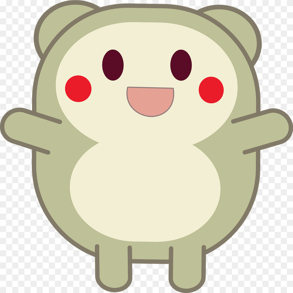 Cute Grey Critter Clipart, Outdoors, Nature, Plush, Toy Png Image