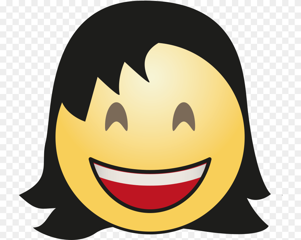 Cute Hair Girl Emoji Clipart Girl Emoji, Logo Png Image