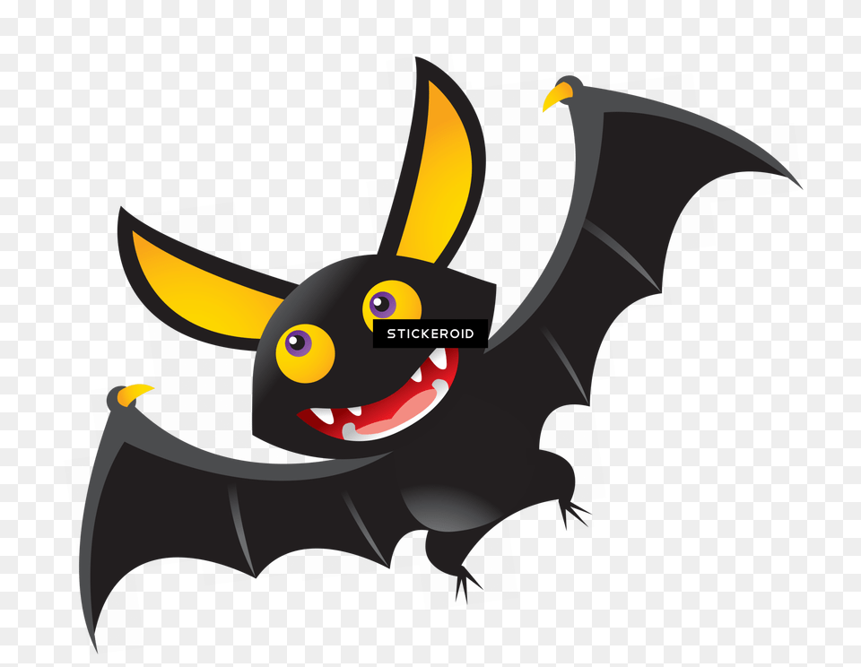 Cute Halloween Bat Clipart Cartoon Cute Bat, Animal, Mammal, Wildlife, Fish Free Transparent Png