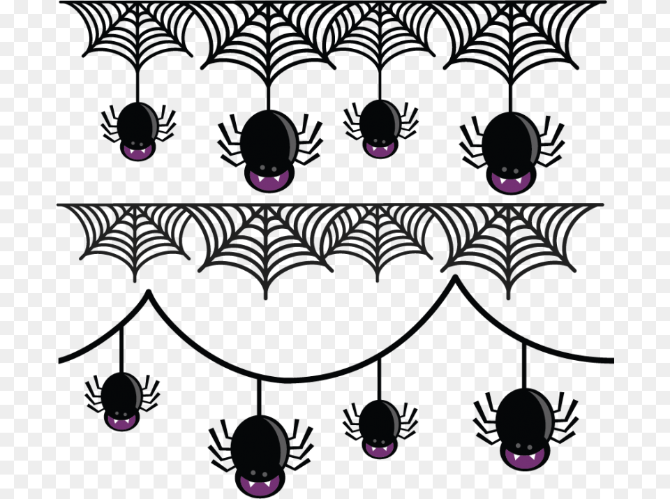 Cute Halloween Border Spider Borders, Accessories, Art, Graphics, Pattern Png Image