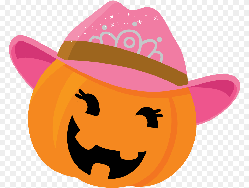 Cute Halloween Clipart Halloween Clip Art Pumpkin, Clothing, Hat, Cowboy Hat Free Transparent Png