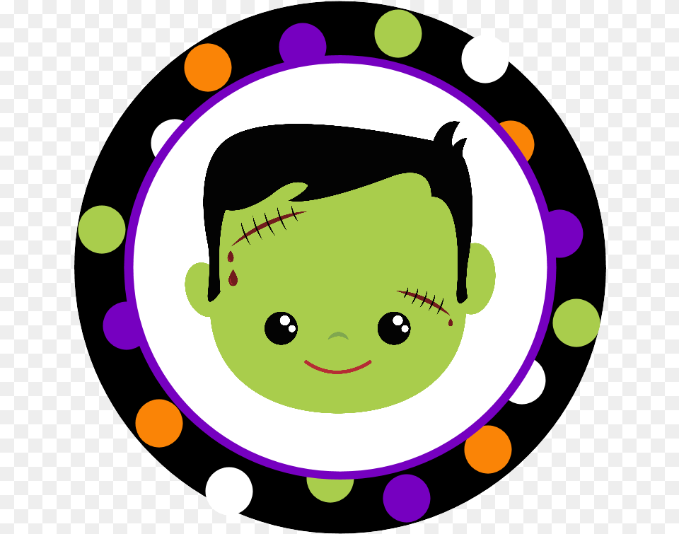 Cute Halloween Picture Clip Art Free Printable Halloween, Photography, Green, Purple, Pattern Png Image