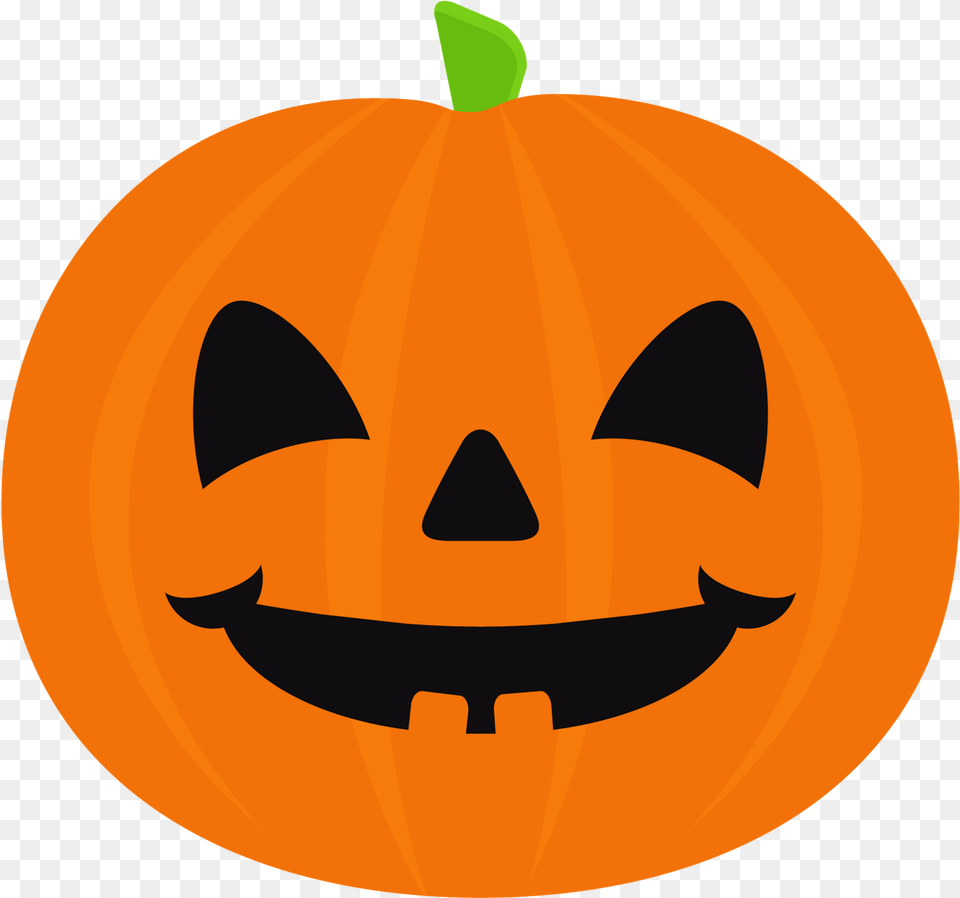 Cute Halloween Pumpkin Clip Art Cute Jacko Lantern Clipart, Vegetable, Food, Produce, Plant Png Image