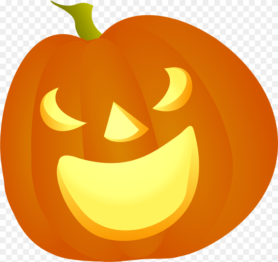 Cute Halloween Pumpkin Clipart Halloween Pumpkin Clipart, Vegetable, Food, Produce, Plant Png Image