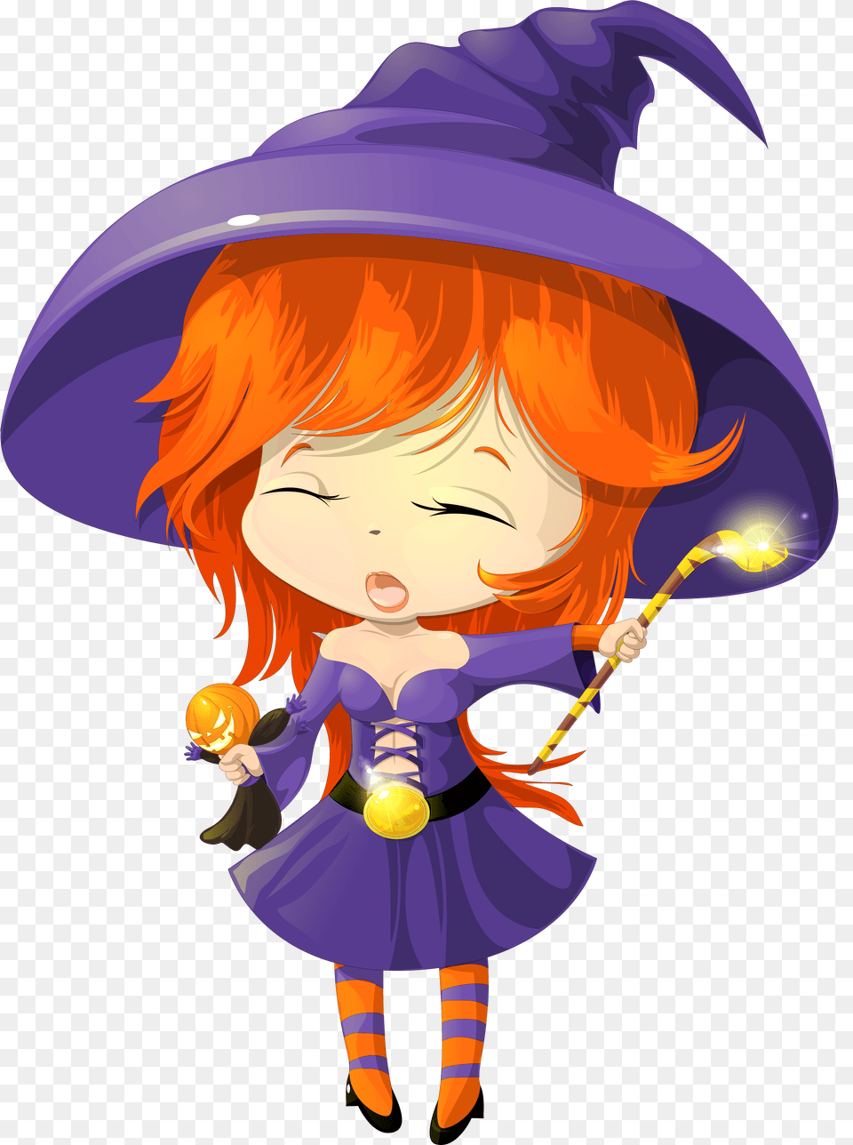 Cute Halloween Witch Witch Cute, Book, Comics, Publication, Baby Free Png