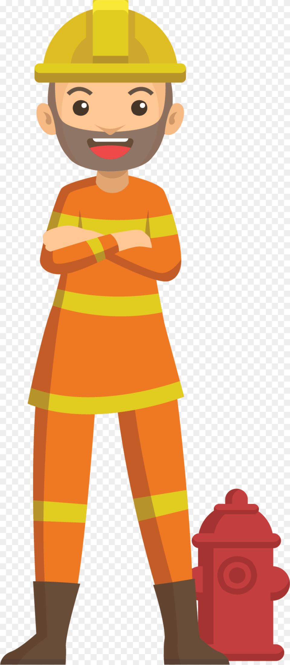 Cute Hand Drawn Wind Yellow Workers Labor Day Holiday Laborer, Clothing, Hardhat, Helmet, Person Png