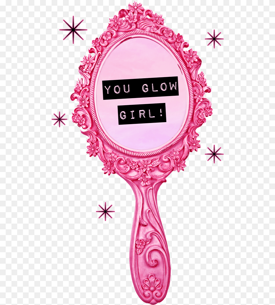 Cute Handheld Mirror Free Transparent Png