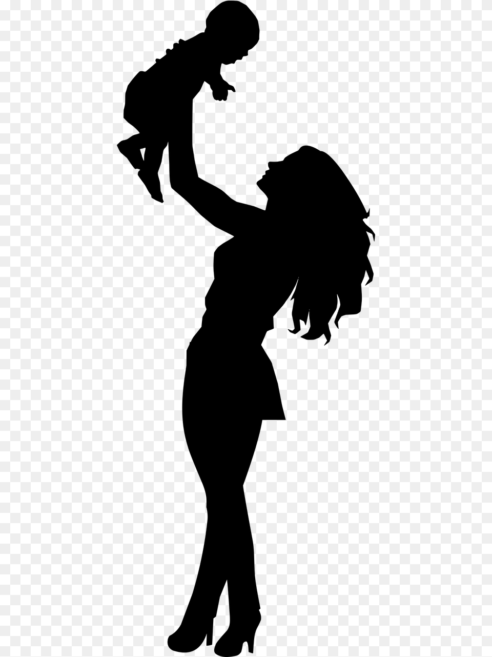 Cute Happy Womens Day, Gray Free Png