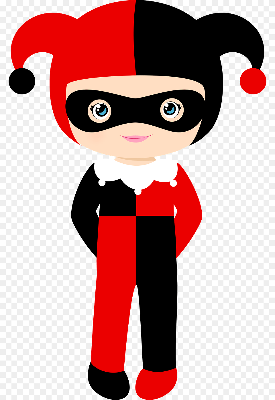 Cute Harley Quinn Clipart, Elf, Baby, Person, Face Png Image