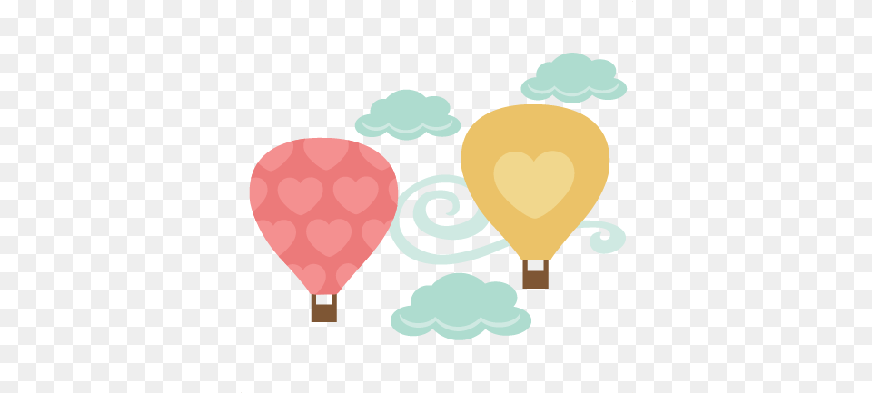 Cute Heart Balloons Images File Clipart Heart Hot Air Balloon, Aircraft, Transportation, Vehicle, Hot Air Balloon Png