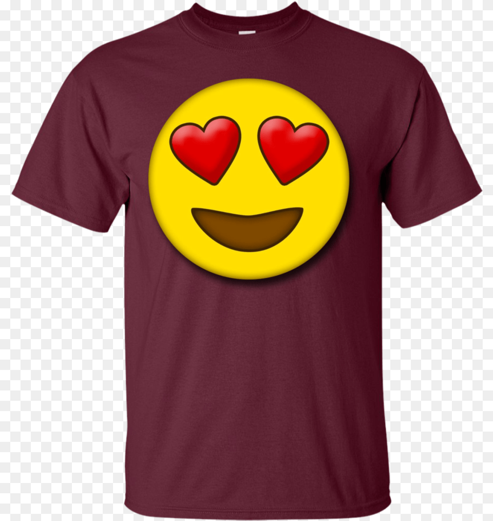 Cute Heart Eyes Emoji Valentinequots Day Love Menwomen Houston I Have A Drinking Problem, Clothing, T-shirt, Symbol Free Png