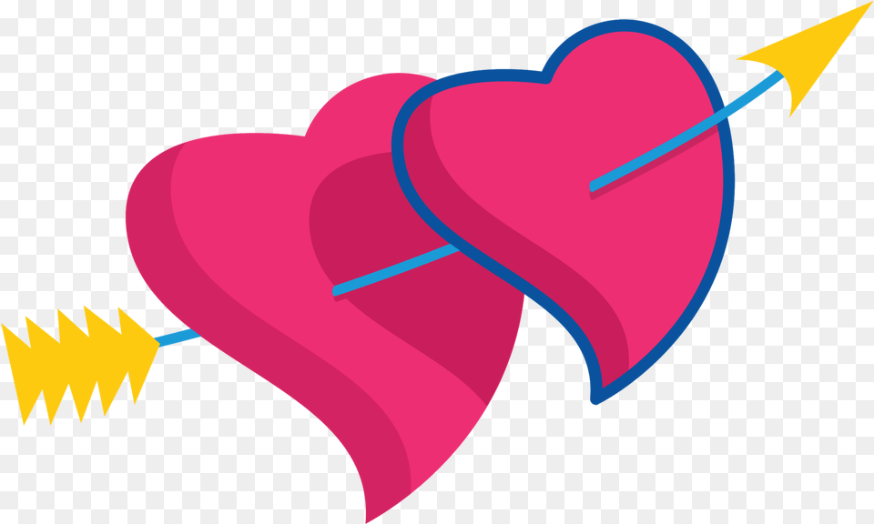 Cute Heart With Arrow Hjrta Med Pil, Art Free Png Download